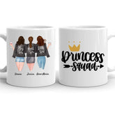 Schwestern - Personalisierte Tasse (3 Personen)