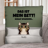 Unser Bett (Katzen) - Individuelles Kissen
