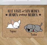 Fauler Hund - Individuelle Hunde Fußmatte