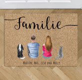 Pärchen - Individuelle Fußmatte