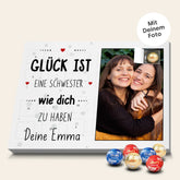 Personalisierter Lindor Adventskalender "Schwester"