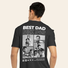 Personalisiertes T-Shirt mit Fotos "Papa"