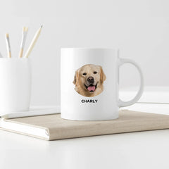 Personalisierte Tasse "Best Dog Mom Ever"