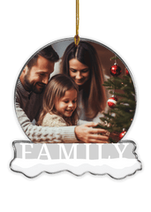 Weihnachtsbaumschmuck ''Family Foto''