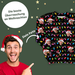 Personalisierter Ugly Christmas Sweater "Dein Foto"