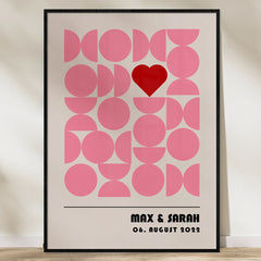 Personalisiertes Poster "Modern Love"